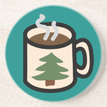 Carton Cocoa Mug Holiday Icons Coaster coasters