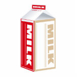 carton of whole milk photo cut out