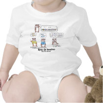 Cartoon Abrahamster Funny Baby  t-shirts