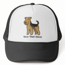 Cartoon Airedale Terrier / Welsh Terrier Hat