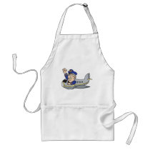 Cartoon Airplane Apron