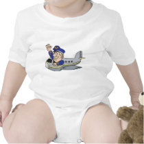 Cartoon Airplane Bodysuits
