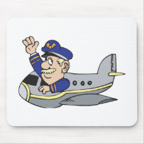Cartoon Airplane Mousepad