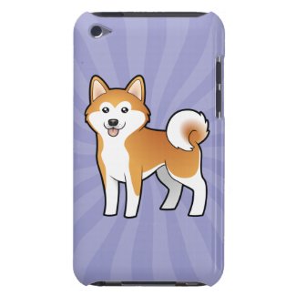 Cartoon Akita Inu / Shiba Inu iPod Touch Case-Mate Case