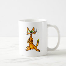 Cartoon Alley Cat Mug
