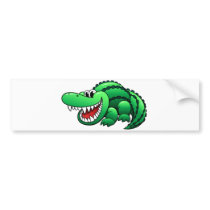 Cartoon Alligator Bumper Stickers