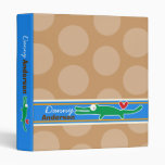 Cartoon Alligator Fun Kids Custom Binder