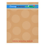 Cartoon Alligator Fun Personal Custom Letterhead