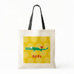 Cartoon Alligator Kid Cute Custom Gift Tote Bag