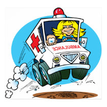 Cartoon Ambulance posters