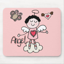 Cartoon Angel Mouse Pads