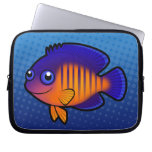 Cartoon Angelfish 1 Laptop Computer Sleeve