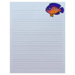 Cartoon Angelfish 1 Letterhead Design