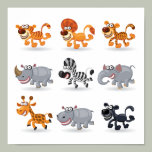 Cartoon animals set 1