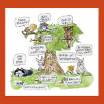 cute, cartoon, nature, poster, print, cartoon