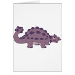 Cartoon Ankylosaurus Greeting Cards