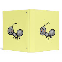 cartoon ant 3 ring binders