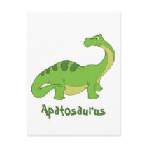 Cartoon Apatosaurus Postcards