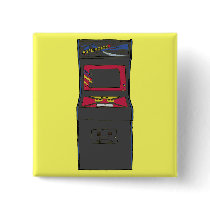 Cartoon Arcade Game - Gamer - Gaming Pins