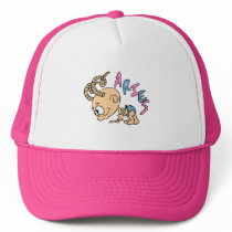 Cartoon Aries Mesh Hat