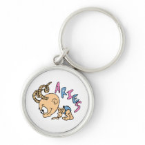Cartoon Aries Keychain