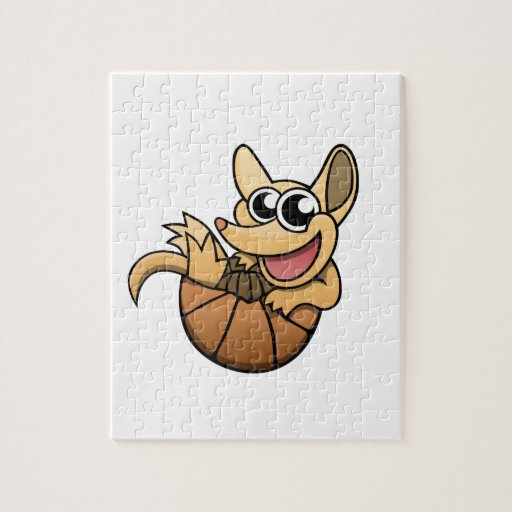 Cartoon Armadillo Puzzle | Zazzle