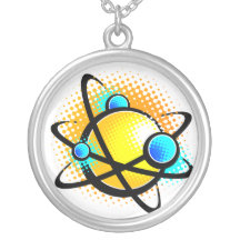 Cartoon Atom Custom Necklace