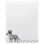 Cartoon Australian Cattle Dog / Kelpie Letterhead Design