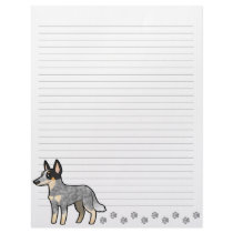 Cartoon Australian Cattle Dog / Kelpie Letterhead Design