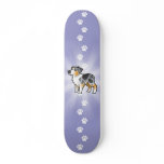 Cartoon Australian Shepherd Skateboard