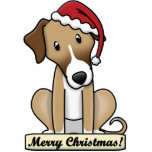 Cartoon Azawakh Christmas Ornament Cut Out