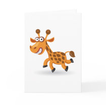 Cartoon baby Giraffe cards by artimatter Cartoon baby Giraffe cards