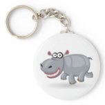 Cartoon baby Hippo keychains