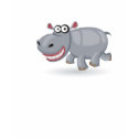 Cartoon baby Hippo t-shirts by artimatter Cartoon baby Hippo t-shirts