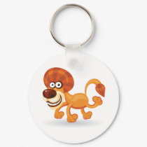 Cartoon baby Lion keychains