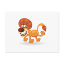 Cartoon baby Lion postcards