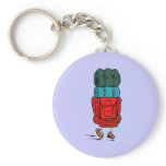 Cartoon Backpacker Keychain
