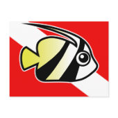 Longfin Bannerfish Dive Flag 
