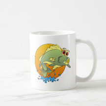 Cartoon Bass Mugs