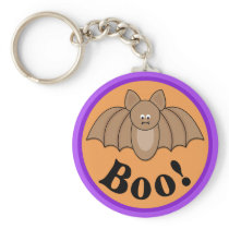 Cartoon Bat Boo Halloween Keychains