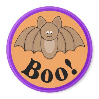 Cartoon Bat Boo Halloween magnet