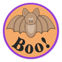 Cartoon Bat Boo Halloween stickers by mariannegilliand Cartoon Bat Boo Halloween stickers