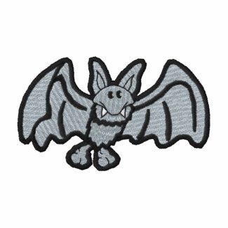 Cartoon Bat embroideredshirt