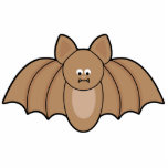 Cartoon Bat Halloween Ornament Photo Cut Outs