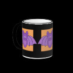 Cartoon Bats Halloween Mug
