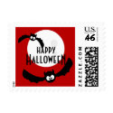 Cartoon Bats - Halloween stamps stamp