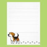 Cartoon Beagle Letterhead Design