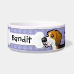Cartoon Beagle Dog Bowls
