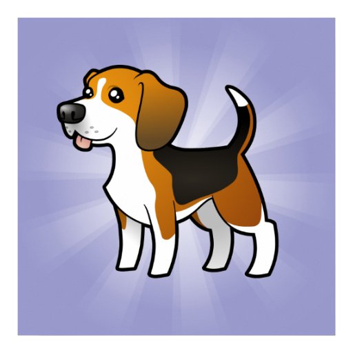 Cartoon Beagle Poster | Zazzle