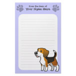 Cartoon Beagle Custom Stationery